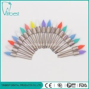 China Colorful Nylon Dental Polishing Kit , Pencil Flat Dental Polishing Brush for sale
