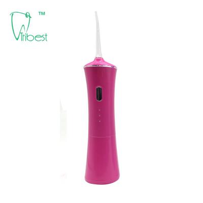 China Li Ion Battery Dental Oral Irrigator Water Flosser IPX7 for sale