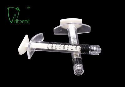 China ABS PC Transparent 1cc Luer Lock Syringe For Fillers for sale