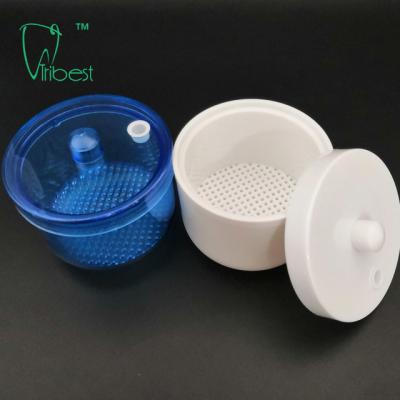 China Round Dental Sterilization Products , PC Cleaning Disinfection Storage Box for sale