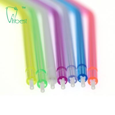 China Colourful Sani Tip Disposable 3 Way Air Water Syringe Tips for sale