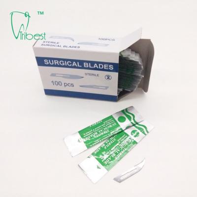 China Sterile Disposable Surgical Blades , Carbon Steel Scalpel Blades for sale