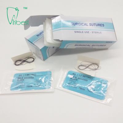 China Surgical Polypropylene Silk Braided Absorbable Suture for sale
