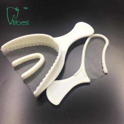 China 46.5x33x28mm Nylon Sieve Mesh Dental Impression Tray for sale