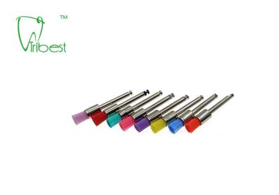 China Teeth Polishing Brush Nylon Brush Pencil Flat Dental Polishing Kit for sale