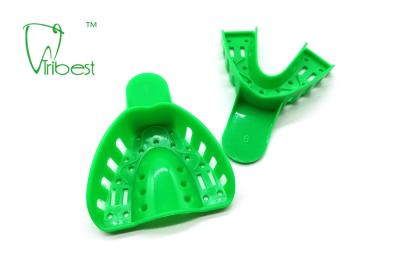 China ABS Material Complete Denture Tray With Tapping Holes for sale