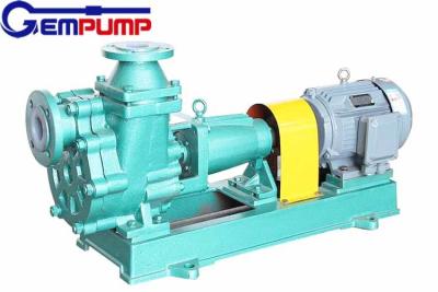 China FZB Fluorine Plastic Liner Self Priming Water Pump Anti Corrosion for sale
