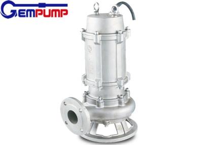 China WQP SS304 Submersible Sewage Pump Megathermal Sulfuric Acid Resistant for sale