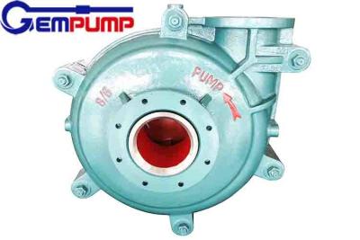 China Diesel Waste Water Horizontal Slurry Pump 5 Vanes Single Suction for sale