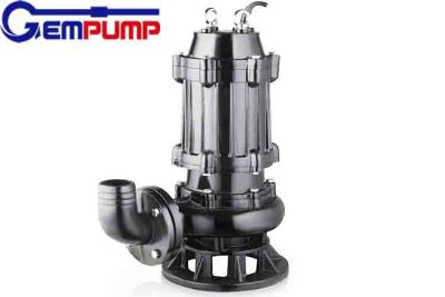China Dirty Water Submersible Sewage Pump With Grinder 3 Phase 380V 415V for sale