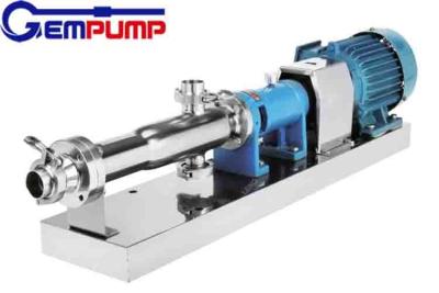 China Food Grade Stainless Steel Mono Screw Pump 1400rmp Low Pressure for sale