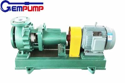 China IHF80-65-125F Single Stage Centrifugal Pump Single Suction Horizontal Fluoroplastic Alloy Liner for sale