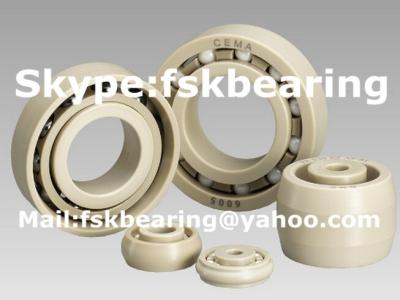 China Ivory White 6900ZZ / 6900 Ceramic Ball Bearings 2RS PEEK Non Corrodible for sale