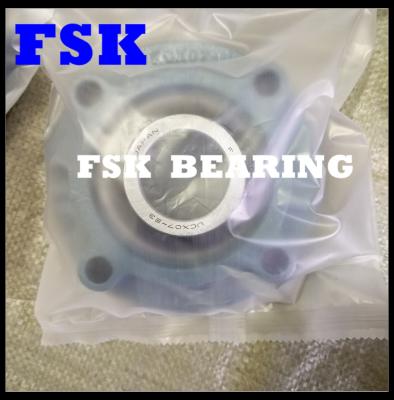 China 4 Bolt UCFCX07 23 Pillow Block Bearings Flanged Housing Units Cast lron Material for sale