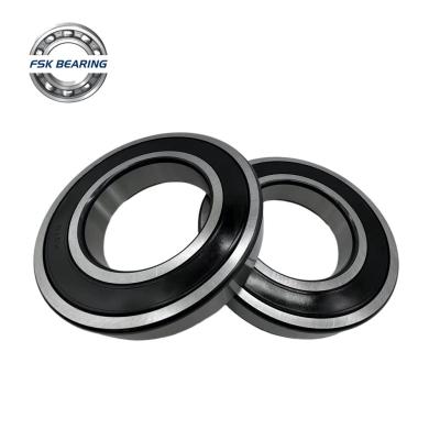 China Black Chamfer 6217 2RS Deep Groove Ball Bearing Rubber Seal Low Noise For High Speed Motor for sale