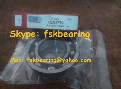 China 6207N  Bearings Stap Groove Single Row Open Type C3 P6 for sale