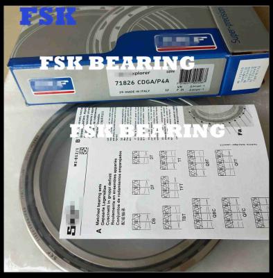China Germany 71826 CDGA / P4A Ball Bearing Angular Contact , Single Row Spindle Bearing for sale