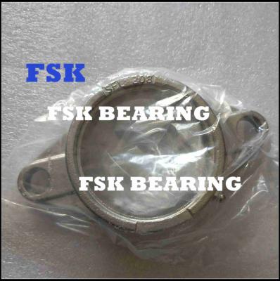 China Stainless Steel SSFL208 Two Bolt Flange Bearing Pillow Block Exterior Spherical Bearing Housing for sale