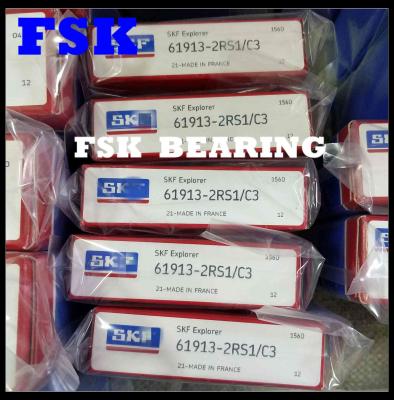 China 61913 , 61913-2RZ , 61913-2RS1 High Speed Bearings 65 X 90 X 13mm Thin Section for sale