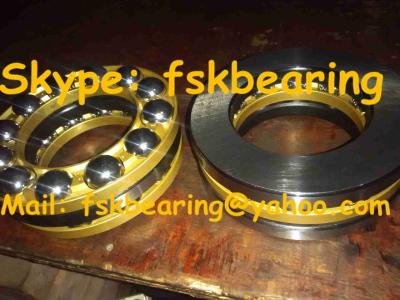 China 51317 51318 51320 Thrust Ball Bearings for Crane Hook with Steel Cage , Brass Cage for sale