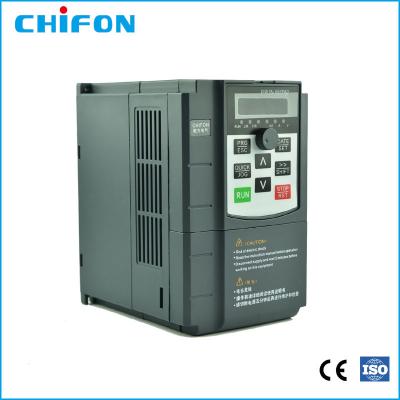 China 1.5kw 2HP VFD Single Phase Input 3 Phase Output VFD AC/DC/AC Motor Inverter Drive for sale