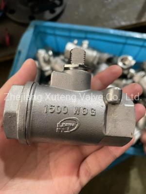China 30-Day Return Policy Water Media Stainless Steel Ball Valve with Spring Return Handle for sale