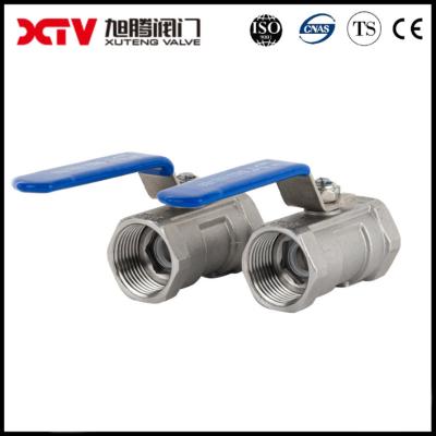China Xtv 1/2 Industrial Handles Stainless Steel 1PC Threaded Ball Valve Driving Mode Manual for sale