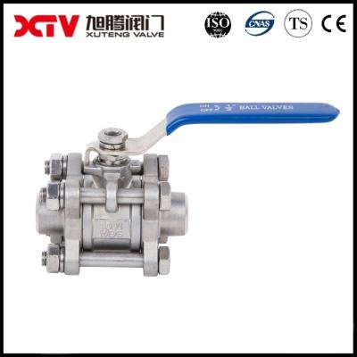 China Xtv 3PC 3/4 Inch Stainless Steel Butt Weld Ball Valve Made in for Thread End to End for sale