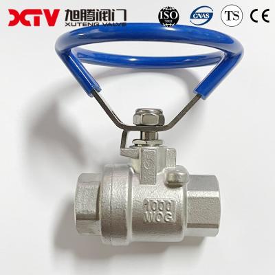 China Acid Media Manual 2PC Ball Valve with Locking Devices Tested to GB/T13927 Standard for sale