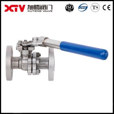China Industrial Usage and Flange Ball Valve Full Bore with Dead Man Spring Return Handle for sale