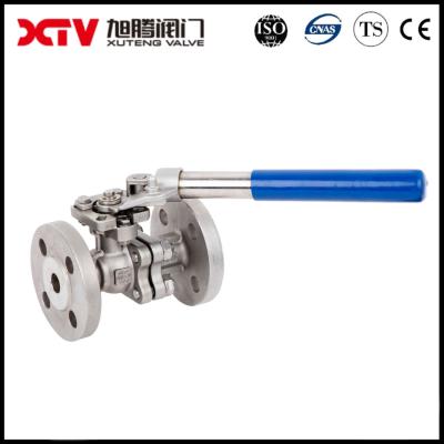 China CE/SGS/ISO9001 Approved and Xtv Stainless Steel Spring Return Handle Flange Ball Valve for sale