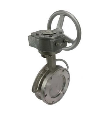 China Double Eccentric Butterfly Valve D71X Lug Support for Pharmaceutical Applications for sale