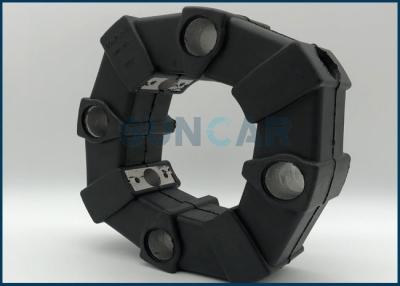 China 80A Excavator Hydraulic Pump Couplings Flex Coupling Rubber Black for sale