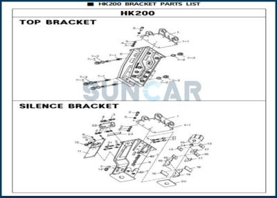 China Reparación Kit For Hydraulic Breaker HK200 BHI Hydroram de los sellos D9691500 en venta
