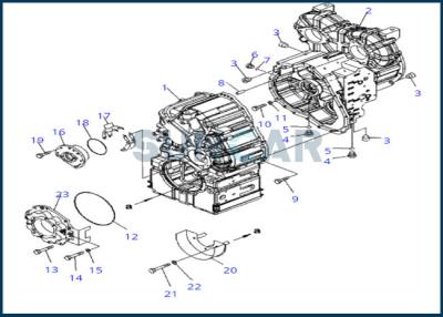 Chine 714-15-05040 kit de joint de 7141505040 transmissions pour le chargeur WA380-5 de roue à vendre