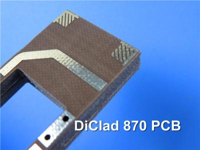 China 0.8mm DiClad 870 PCB With Hot Air Solder Leveling For Digital Radio Antennas for sale