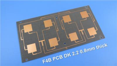 China PTFE High Frequency PCB With 0.5mm Thick With Immersion Gold for sale