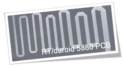 Chine 2 panneau de carte PCB de Rogers RT/Duroid 5880 rf de couche avec 10mil 20mil 31mil à vendre