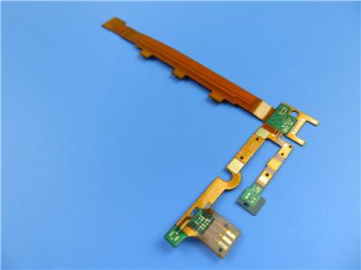 Chine Carte PCB flexible multicouche établie sur le Polyimide avec de l'or d'immersion et le masque vert de soudure pour l'interphone sans fil à vendre