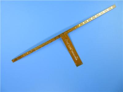 China 2-Layer Flex Printed Circuit Board (FPCB) Built on Polyimide for Microstrip Antenna for sale