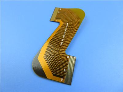 China Flexible Printed Circuit (FPC) Built on 1oz Polyimide with Gold Plated and PI Stiffener for Modem USB for sale