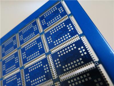 China Blue Copper 35um Multilayer PCB Circuit Board With Edge Castellated Plating for sale