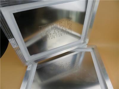 China Fama de aço inoxidável do alumínio do estêncil 520x420mm do PWB SMT do calço 0.12mm à venda