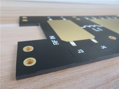 China Dual Layer High Frequency PCB Built on 2oz Copper 3.0mm PTFE With DK2.2 for Radio Systems for sale