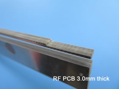 China PWB de alta frequência de F4B construído na placa do PWB de 3.0mm RF para a antena do remendo à venda