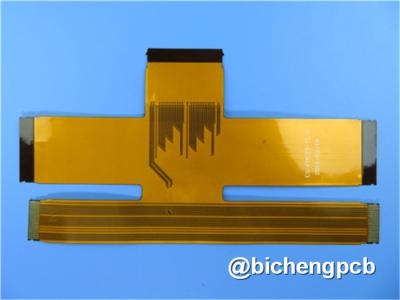 Cina PWB flessibile di strato doppio sviluppato sul Polyimide con l'oro di immersione ed il rinforzo di pi in vendita