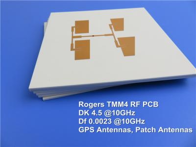 China Rogers TMM4 Microwave Pcb With Immersion Gold For Satellite Communication for sale