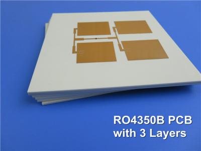China Multi Layer B Rogers 4350 PCB de oro de inmersión de 3 capas de 1,88 mm para amplificador inalámbrico en venta