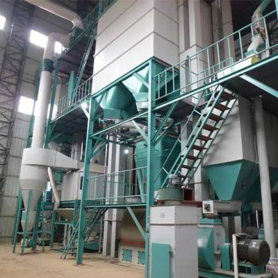 China Low Noise 1TPH To 3TPH Feed Pellet Production Line For Poultry Animal for sale