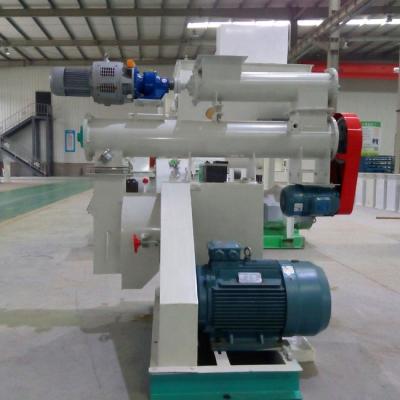 China Pasture 250mm Ring Die Feed Pellet Mill Machine 1.1*1.15*1.25M for sale